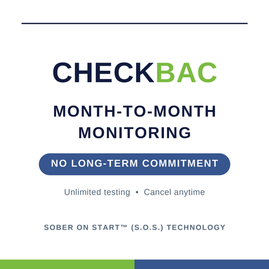 CheckBAC Month-to-Month Monitoring — no long-term commitment