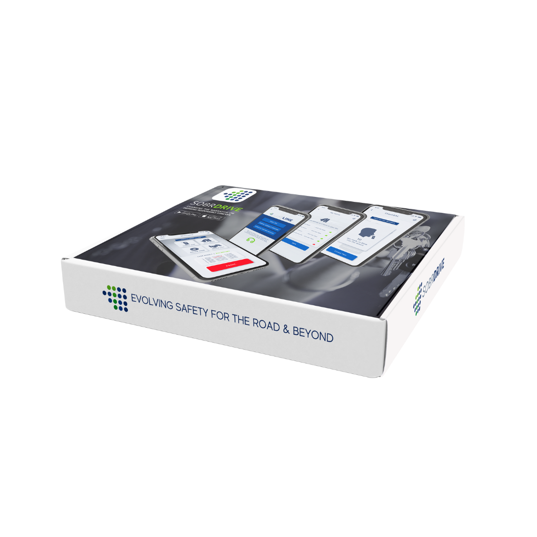 SOBRDRIVE drive module retail box — Evolving Safety for the Road & Beyond